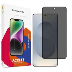 Accezz Protection d'écran en verre trempé Privacy Samsung Galaxy S25 Edge