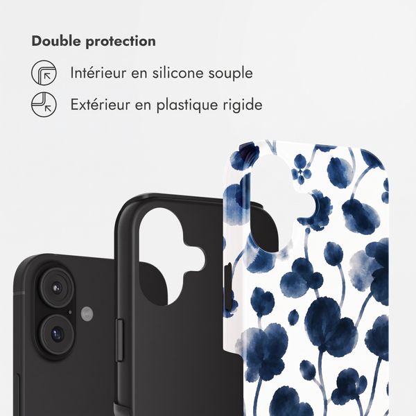Selencia Coque arrière Vivid Apple iPhone 17 - Midnight Blossom
