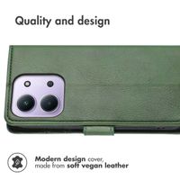 imoshion Étui de télephone portefeuille de luxe Xiaomi Redmi 15C (5G) - Vert