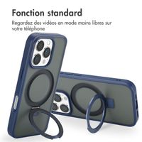 Accezz Coque Ring Stand avec MagSafe Apple iPhone 16 Pro Max - Bleu