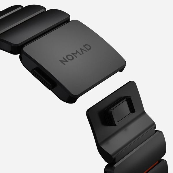 Nomad Bracelet Stratos Apple Watch | 44/45/46/49 mm - Ultra Orange / Black Titanium