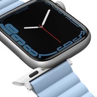 Uniq Bracelet Revix réversible Apple Watch | 44/45/46/49 mm - Arctic (White/Blue)