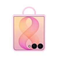 Samsung Coque Silicone Magnet Cover Ring Samsung Galaxy Z Flip 8 - Rose