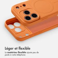 imoshion Coque Couleur avec MagSafe Apple iPhone 17 Pro - Orange