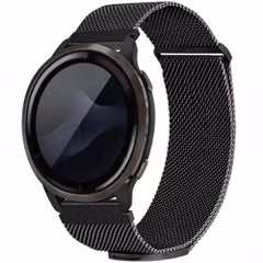 imoshion Bracelet magnétique milanais  - Connexion universelle 22 mm - Taille M - Noir