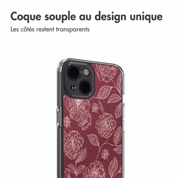 imoshion Coque Design Apple iPhone 13 - Deep Rose