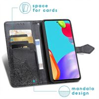 imoshion Etui de télephone Mandala Samsung Galaxy A52(s) (5G/4G) - Noir