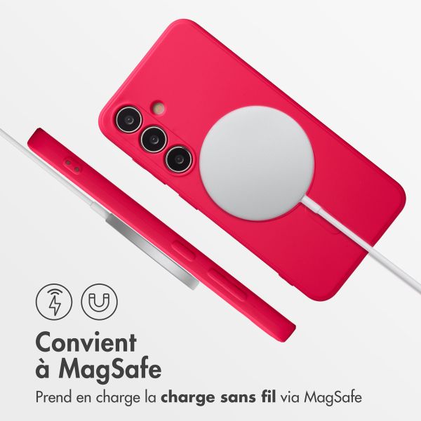imoshion Coque Couleur avec MagSafe Samsung Galaxy S25 Plus - Neon Pink