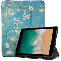 imoshion Coque tablette Design Trifold Apple iPad 6 (2018) 9.7 pouces / iPad 5 (2017) 9.7 pouces / Air 2 (2014)/Air 1 (2013) - Green Plant