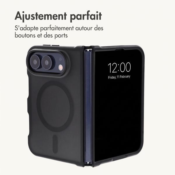 imoshion Coque Color Guard avec MagSafe Apple iPhone Duo - Noir