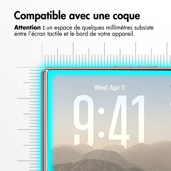 Accezz Protection d'écran en verre trempé 2-pack Apple iPhone Duo