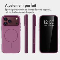 imoshion Coque arrière Color avec Thin MagSafe Ring Apple iPhone 18 Pro / 17 Pro - Violet