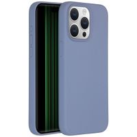 Accezz Coque Liquid Silicone avec MagSafe Apple iPhone 15 Pro Max - Lavender Gray