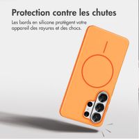 imoshion Coque arrière Color avec Thin MagSafe Ring Samsung Galaxy S26 Ultra - Orange