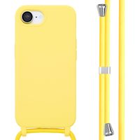 imoshion Coque en silicone avec cordon Apple iPhone 17e / 16e - Jaune