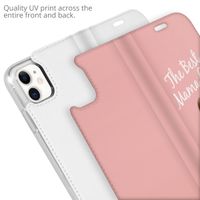 Concevez votre propre housse portefeuille Apple iPhone 11 - Blanc