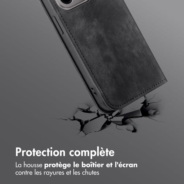 imoshion Étui de téléphone portefeuille Slim Oppo Find X9 - Noir