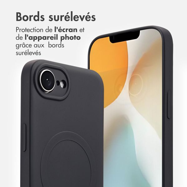 imoshion Coque Couleur avec MagSafe Apple iPhone 17e / 16e - Noir