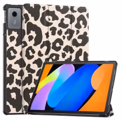 imoshion Coque tablette Design Trifold Lenovo Idea Tab - Leopard