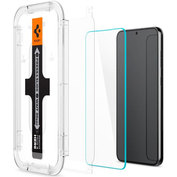 Spigen Protection d'écran en verre trempé GLAStR Fit 2 Paquets + Applicator Samsung Galaxy S23