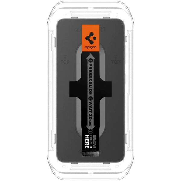Spigen Protection d'écran en verre trempé GLAStR Fit 2 Paquets + Applicator Samsung Galaxy S24 Plus / S25 Plus