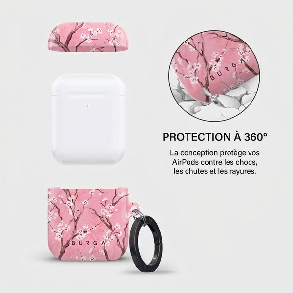 Burga Coque rigide  Apple AirPods 1 / 2 - Sakura