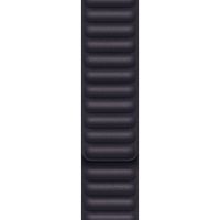 Apple Bracelet Leather Link Apple Watch | 44/45/46/49 mm - Taille S/M - Ink