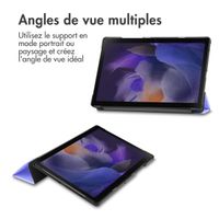 imoshion Coque tablette Trifold Samsung Galaxy Tab A8 - Lila