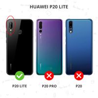 Accezz Étui de télephone Wallet Huawei P20 Lite - Noir