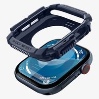 Spigen Coque Rugged Armor™ Apple Watch 10 / 11 - 42 mm - Navy Blue