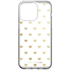 iDeal of Sweden Coque Clear MagSafe Apple iPhone 15 Pro Max - Golden Hearts