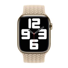 Apple Bracelet Solo tressé Apple Watch | 44/45/46/49 mm - Taille 12 - Beige