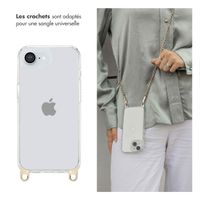 Selencia Coque arrière avec crochets amovibles Apple iPhone 17e / 16e - Transparent