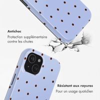 Selencia Coque arrière Vivid Apple iPhone 15 - Happy Dots Digital Sky