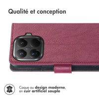 imoshion Étui de télephone portefeuille de luxe Xiaomi 15T Pro - Bordeaux