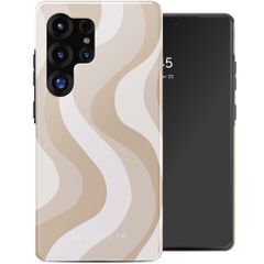 Selencia Coque arrière Vivid Samsung Galaxy S25 Ultra - Desert Waves Beige