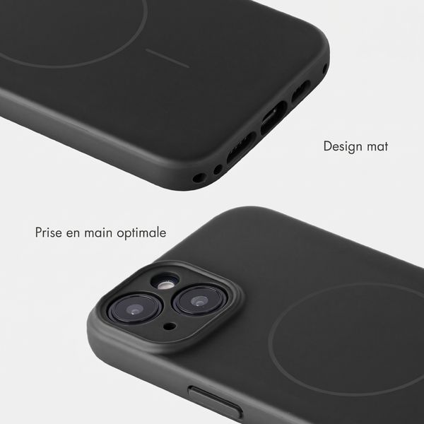 Accezz Coque Grip avec MagSafe Apple iPhone 14 - Noir