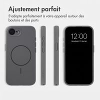 Accezz Coque Grip avec MagSafe Apple iPhone 17e / 16e - Gris