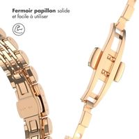 Selencia Bracelet en acier slim style Jubilee Apple Watch | 38/40/41/42 mm - Rose Doré