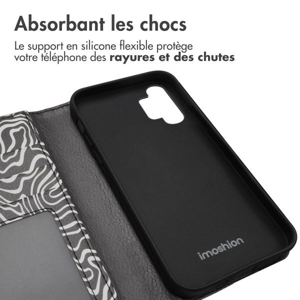 imoshion Étui de télephone portefeuille Design Samsung Galaxy A32 (5G) - Black And White