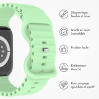 imoshion Bracelet Athletic en silicone Apple Watch | 38/40/41/42 mm - Vert menthe