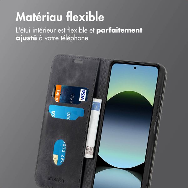 imoshion Étui de téléphone portefeuille Slim Xiaomi Redmi Note 14 (5G) - Noir