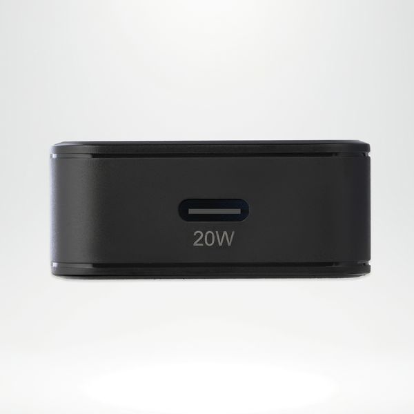 Accezz Chargeur GaN Ultra Slim - USB-C - 20 W - Noir