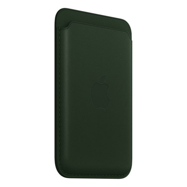 Apple Leather Wallet MagSafe (Apple Wallet 2nd generation) - Sequoia Green