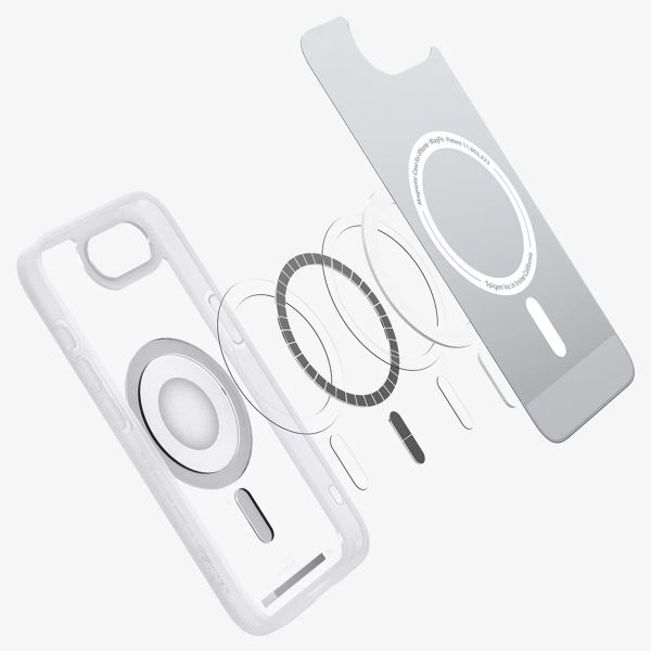 Spigen Coque Ultra Hybrid MagSafe Apple iPhone 17e / 16e - Classic Silver
