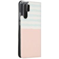 Concevez votre propre housse portefeuille Huawei P30 Pro - Blanc