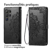 imoshion Etui de télephone Mandala Samsung Galaxy S25 Ultra - Noir