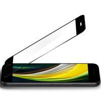 Spigen Protection d'écran en verre trempé AlignMaster Full Cover Apple iPhone SE (2022 / 2020) / 8 / 7