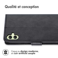 imoshion Étui de télephone portefeuille de luxe Samsung Galaxy A05s - Noir