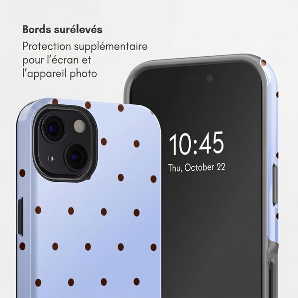 Selencia Coque arrière Vivid avec MagSafe Apple iPhone 13 - Happy Dots Digital Sky